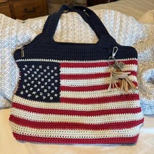 🇺🇸NWOT🇺🇸 The Sak Blue and Red Striped Tote Bag